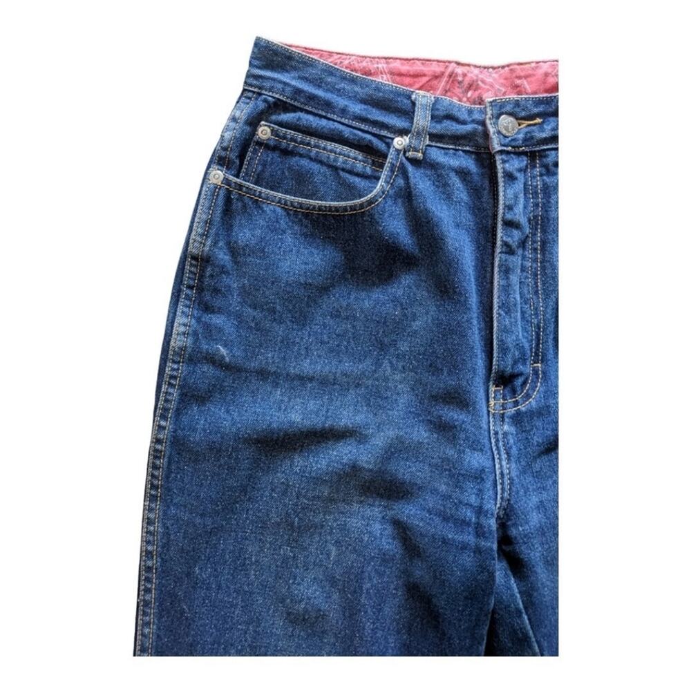 Jordache High Rise Vintage 100%Cotton Loose Jeans 13 Long
